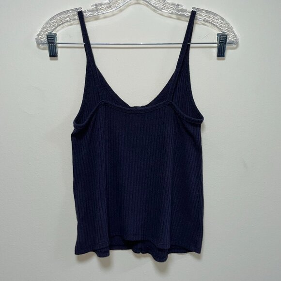 American Eagle Outfitters Navy Blue Sleeveless Tank Top - Picture 2 of 4